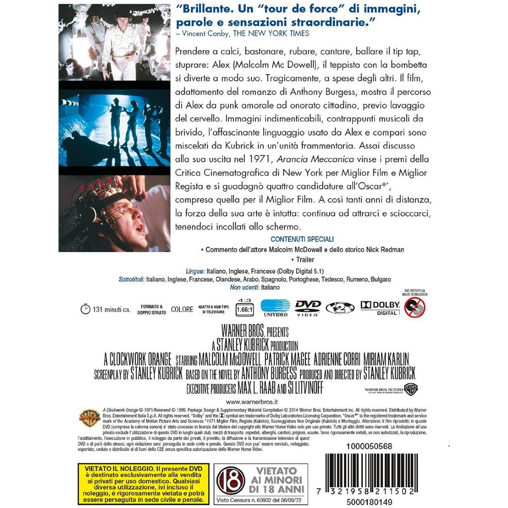 Arancia Meccanica (Dvd)  - Foto 2