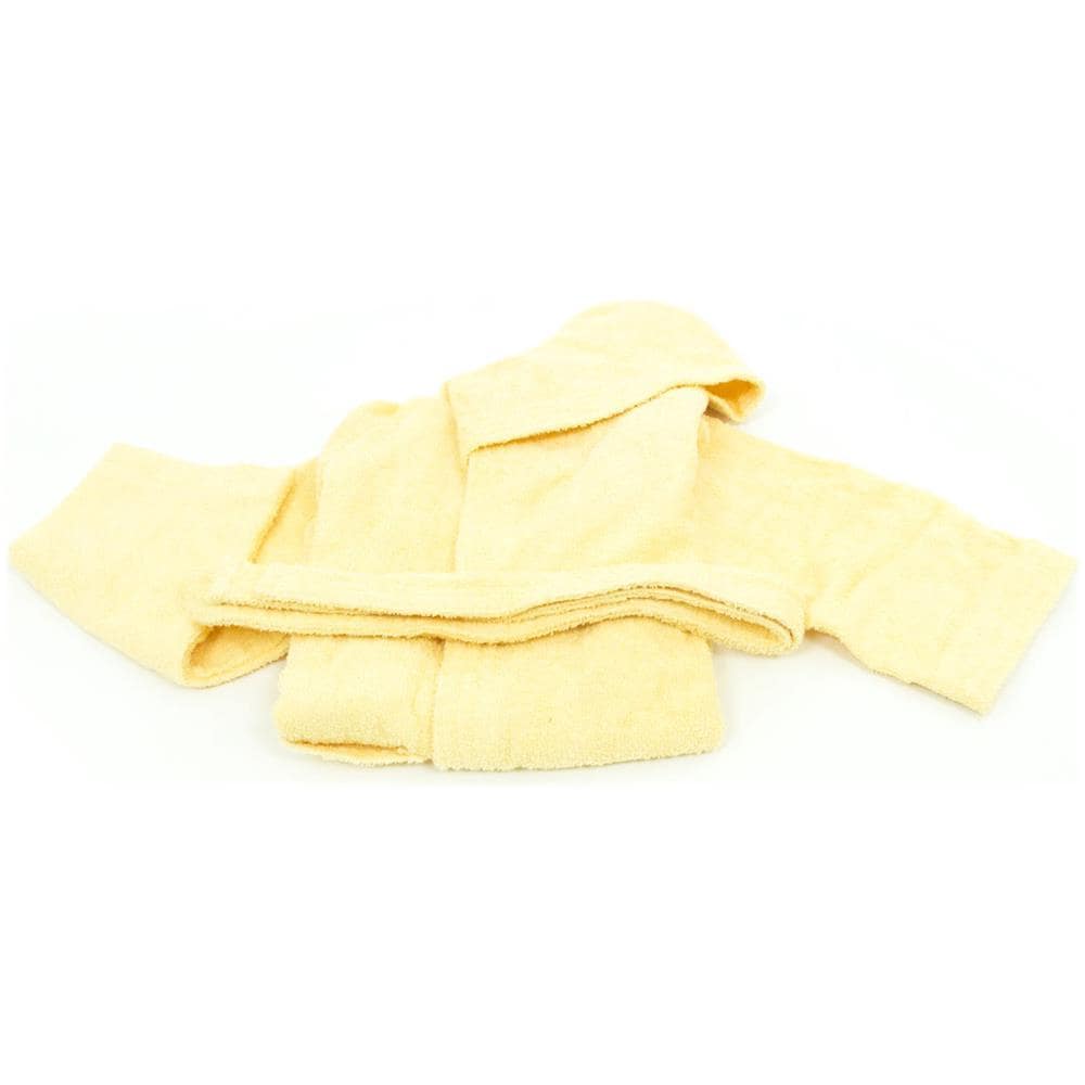 Accappatoio Per Bambini In Spugna Modello Children Colore Giallo 12 Anni Giallo - Foto 2