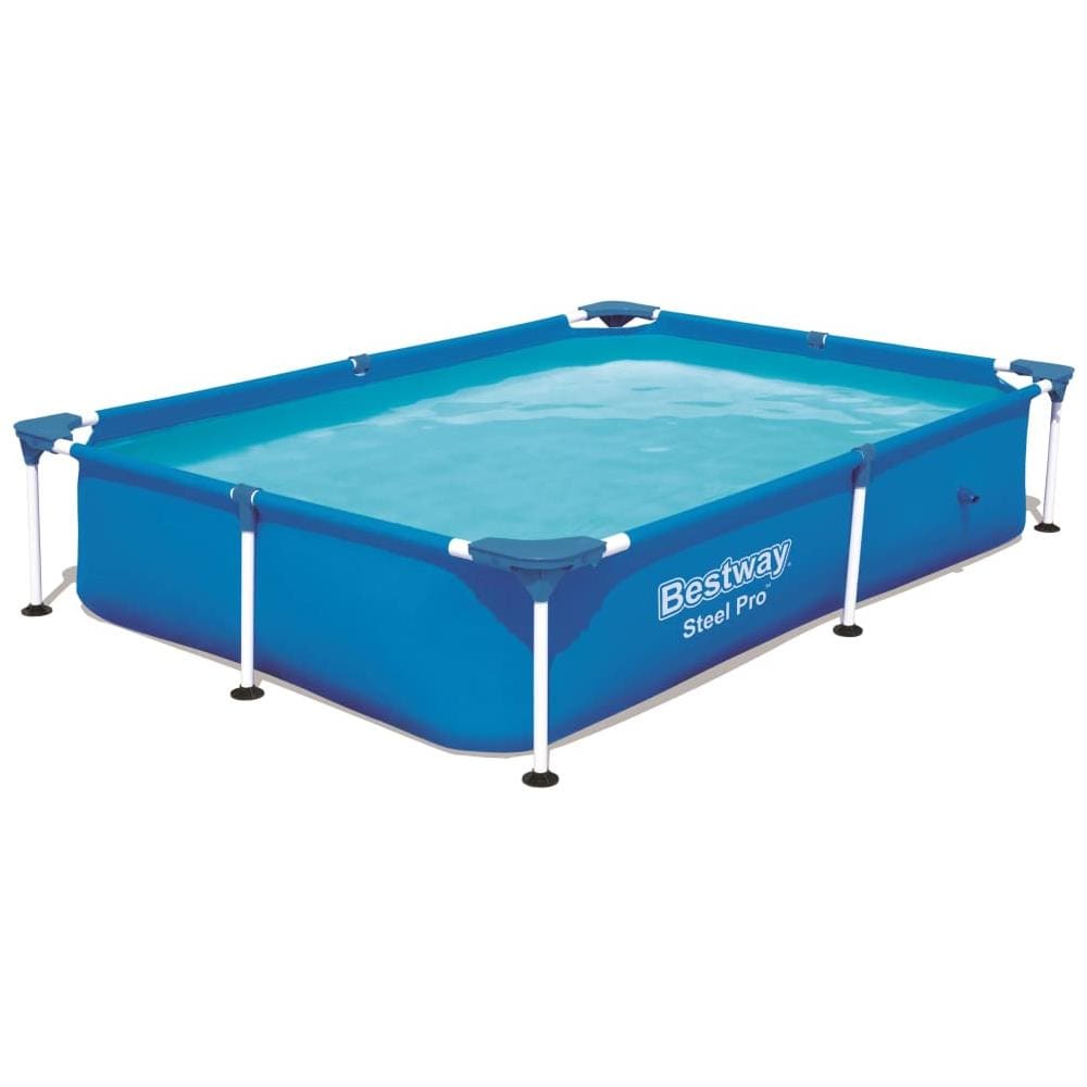 Piscina Steel Pro Con Telaio In Acciaio 221x150x43 Cm 56401 - Foto 2