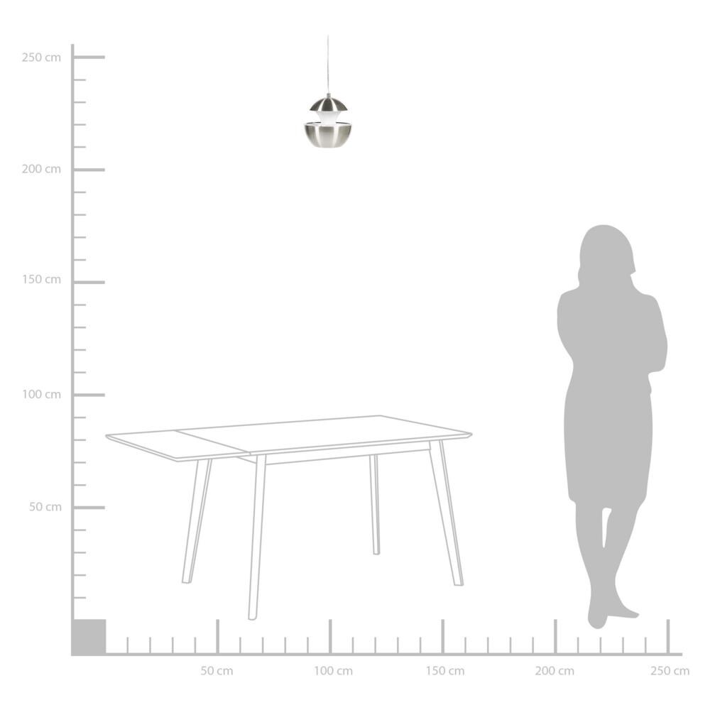 Lampada A Sospensione Argento Bojana - Foto 2