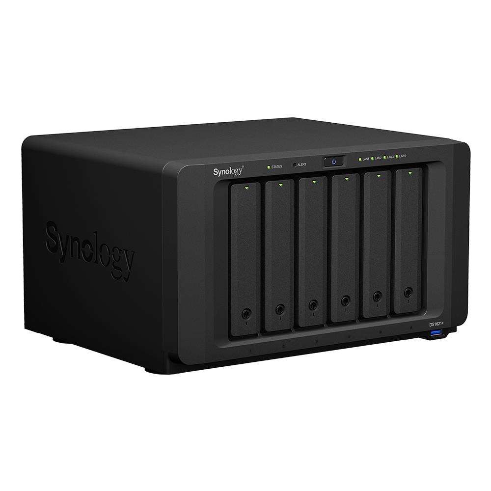 NAS DiskStation DS1621+ 6 Slot 2.5" / 3.5" Interfacce 4x Gigabit Ethernet / 3x USB 3.2 Ram 4 GB - Foto 2
