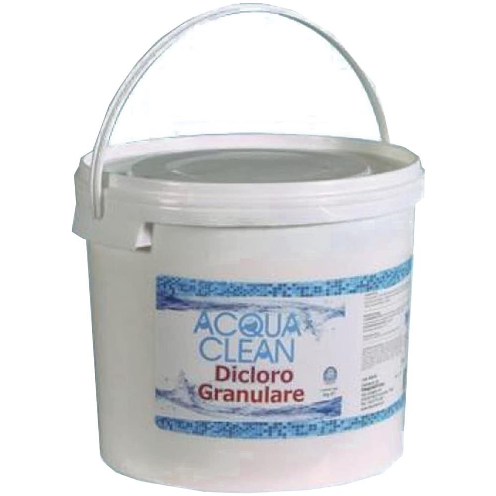 Dicloro Granulare Acqua Clean Per Trattamento Piscine Kg 5 - Foto 1