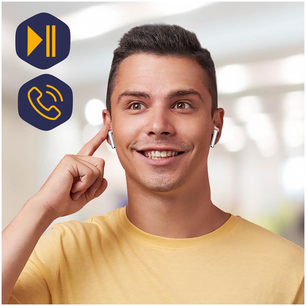 Auricolari Bluetooth 5.0 Custodia Di Ricarica 12h Tasto Di Comando - Rosa - Foto 2