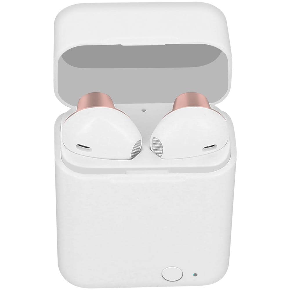 Auricolari Bluetooth 5.0 Custodia Di Ricarica 12h Tasto Di Comando - Rosa - Foto 1