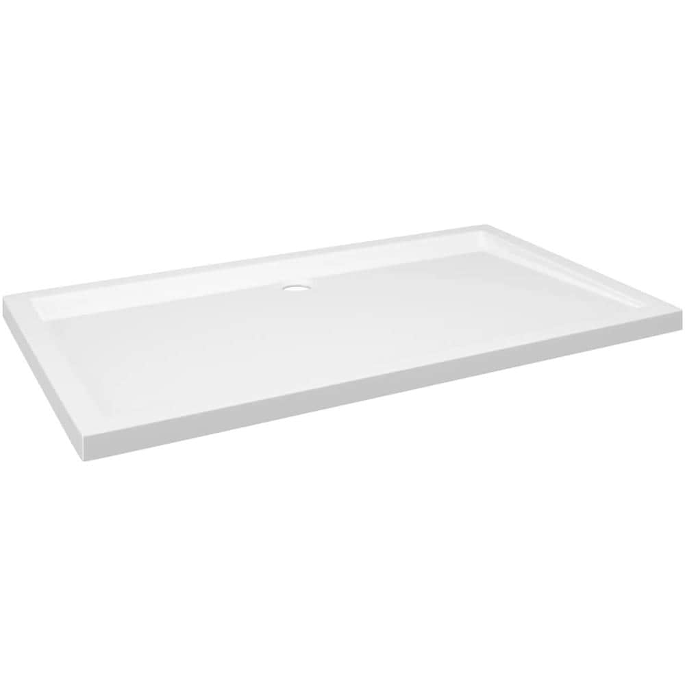 Piatto Doccia in ABS Rettangolare Bianco 70x120 cm - Foto 1