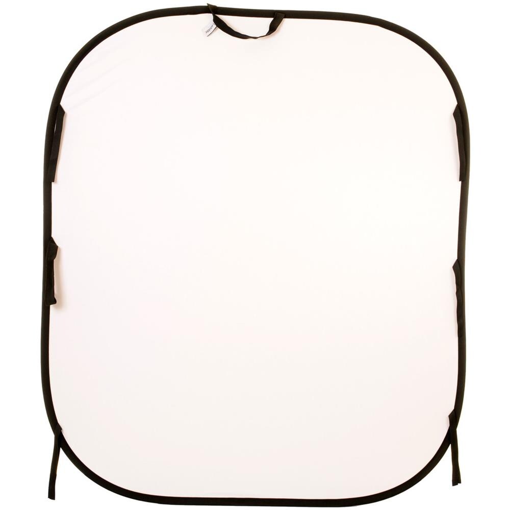 Fondale richiudibile Bianco / Grigio medio 180 x 215cm - Foto 2