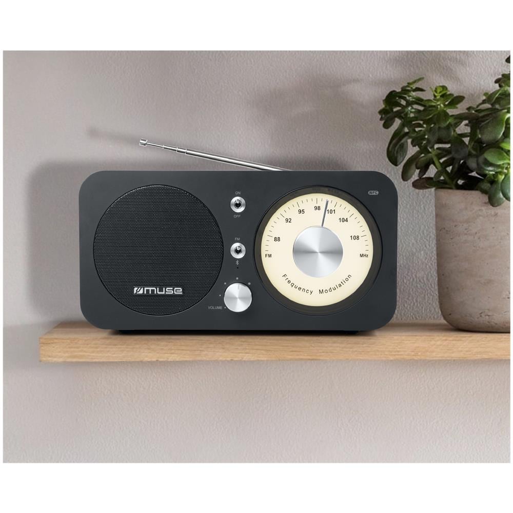 Radio Bluetooth Classica Portatile M-095 BT con NFC FM USB Colore Nero - Foto 4