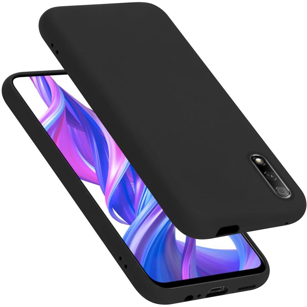 Custodia Compatibile Con Honor 9x In Liquid Nero - Coperchio Protettivo In Silicone Tpu Flessibile - Foto 1