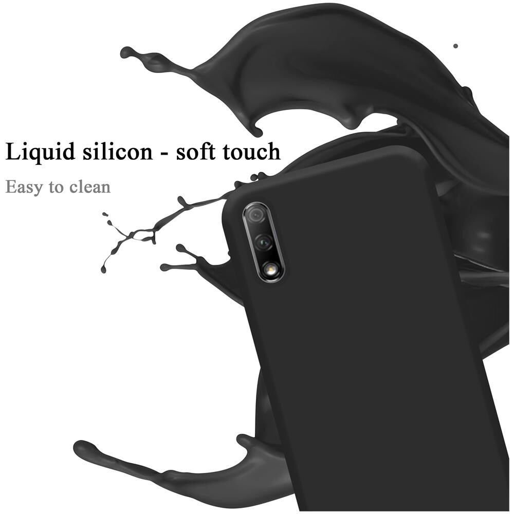 Custodia Compatibile Con Honor 9x In Liquid Nero - Coperchio Protettivo In Silicone Tpu Flessibile - Foto 2