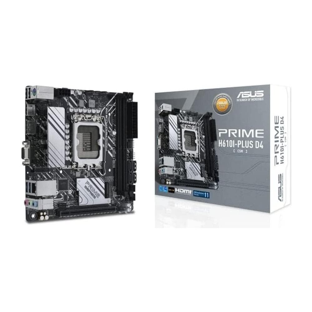 Scheda Madre Prime H610I-PLUS D4-CSM Socket LGA 1700 Chipset H610 mini ITX - Foto 1