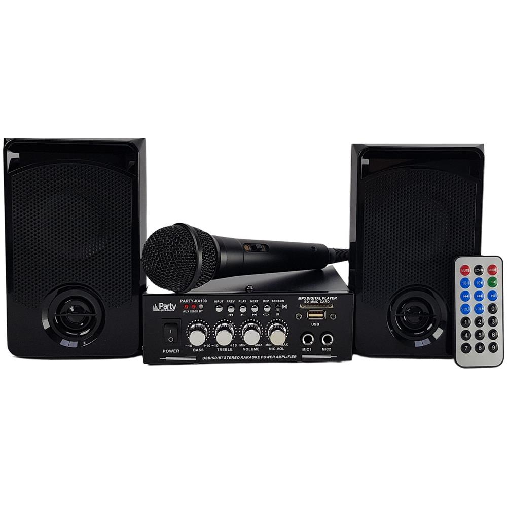 Karaoké Complet Party-ka100, Lecteur Usb Sd Et Bluetooth - Foto 1