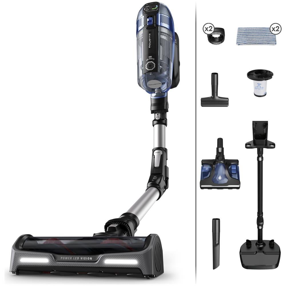 XForce Flex 14.60 Scopa Ricaricabile 2 in1 senza Sacco Potenza 320 W Colore Blu / Argento - Foto 1