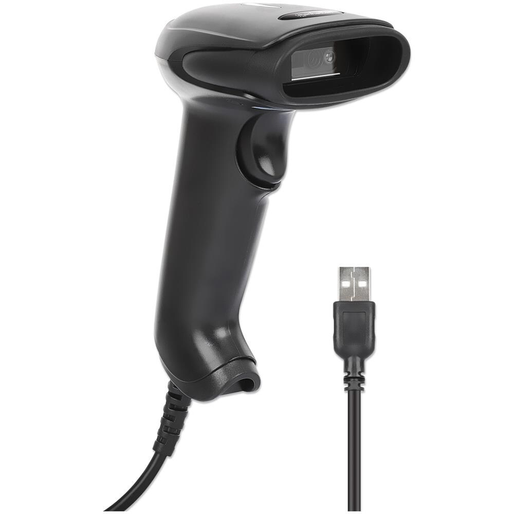 153997 lettore di codici a barre Lettore di codici a barre portatile 1D / 2D LED Nero - Foto 2