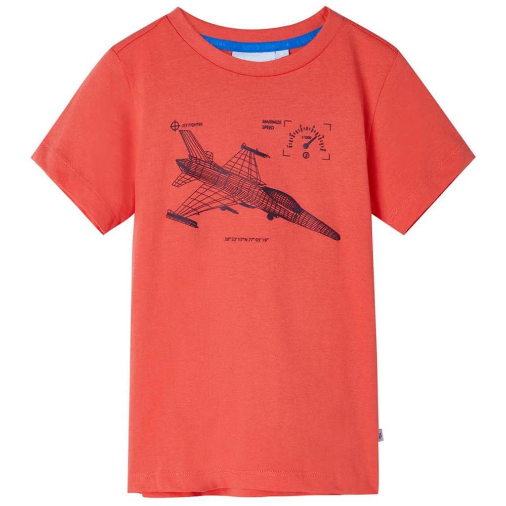 Maglietta per Bambini Rosso Chiaro 92 - Foto 1