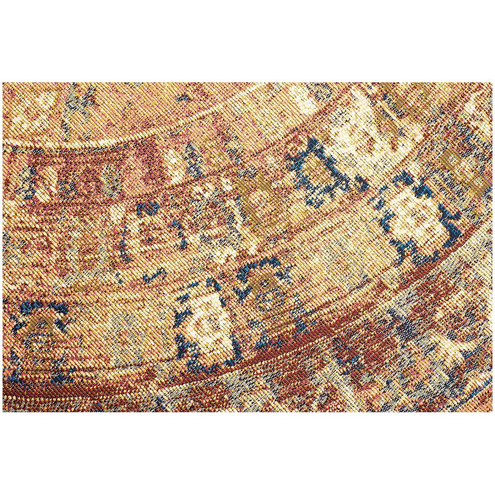 Tappeto da patio Funky Orient di Ø100 cm, color ruggine, per interni ed esterni - Foto 2