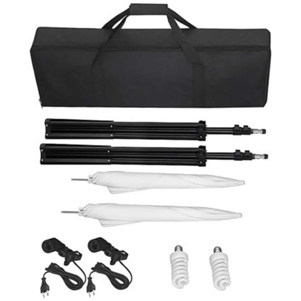 Set Di Luci Per Fotografico Con Stativi E Ombrelli - Foto 13