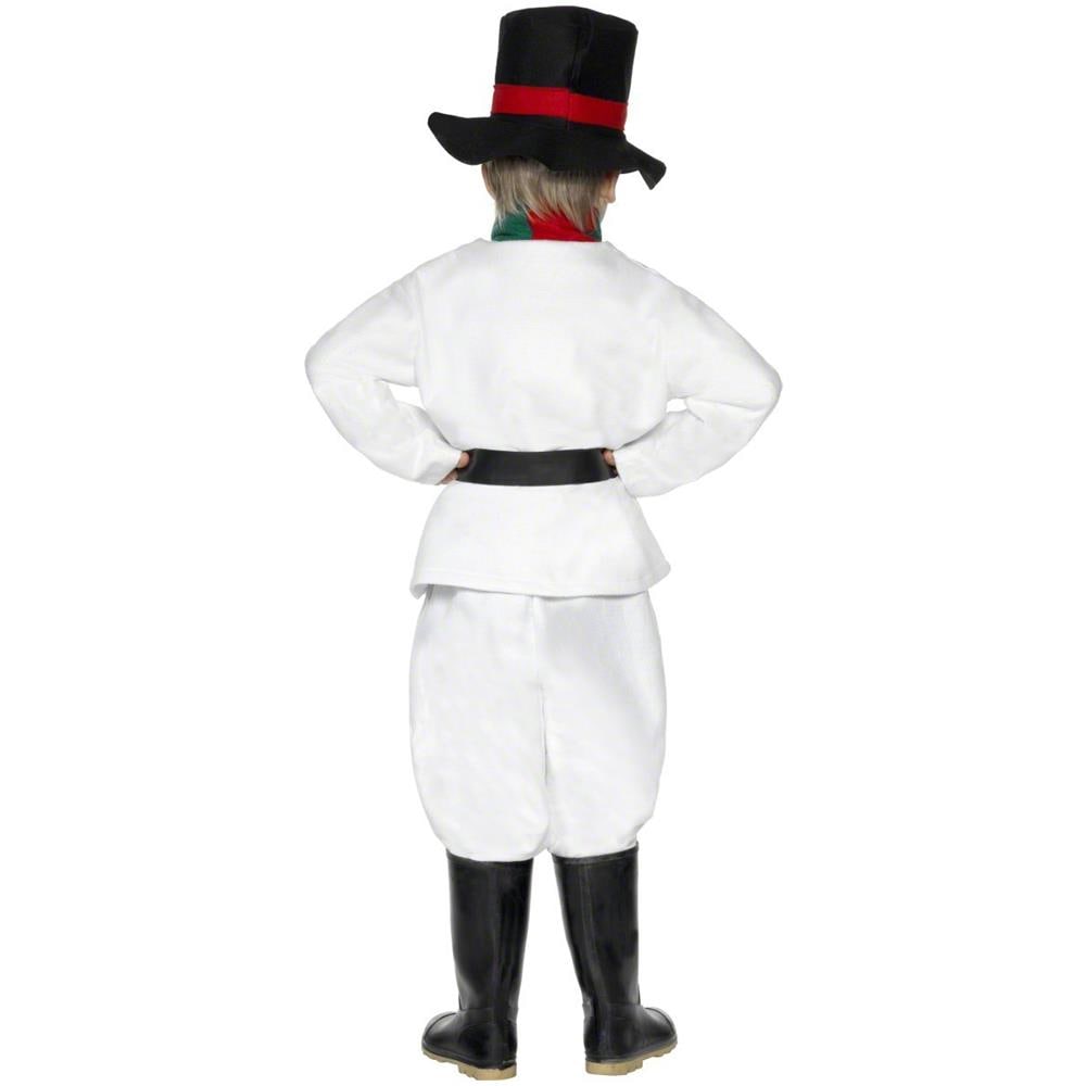 Costume Da Bambino Pupazzo Di Neve Natale 7 A 9 Anni - Foto 2
