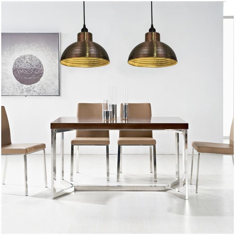 Tuduo Lampadari 2 P Semisferici Color Rame Lampada Soggiorno Lampada Salotto Tuduo Lampadari 2 P Semisferici Color Rame Lampada Soggiorno Lampada Salotto