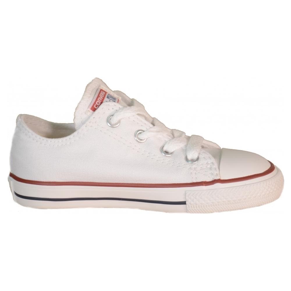 All Star Ox Optical White Scarpe Bambino Bianche Tela 7j256c numero 21 - Foto 3