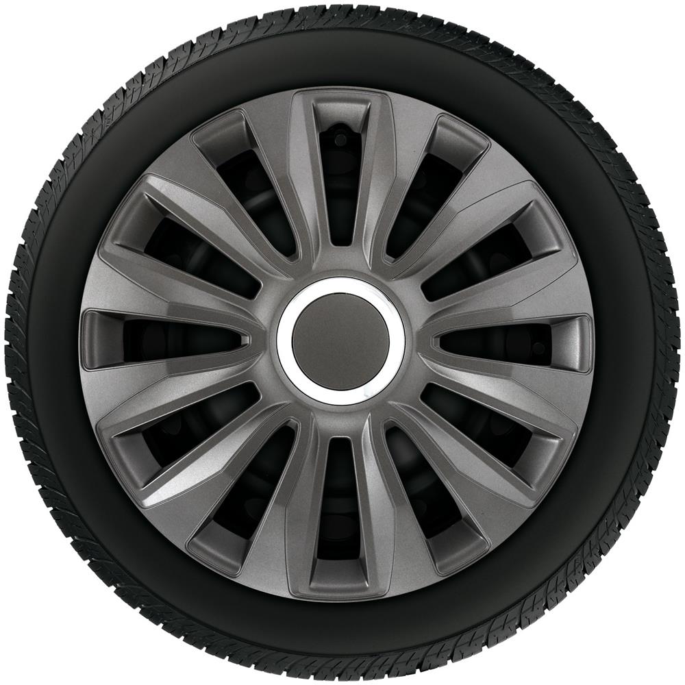Copricerchi Auto Universali 13 Pollici Tech-one Avalone Pro Dark 31530 - Foto 9