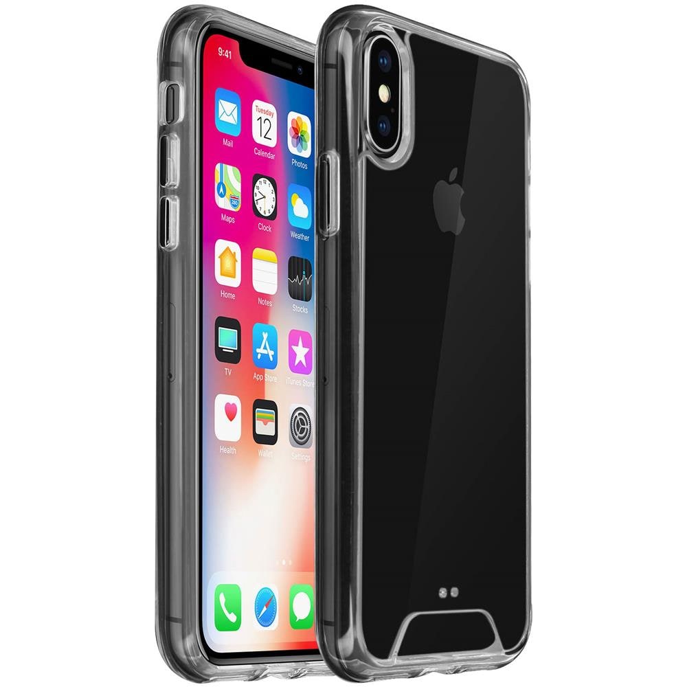 Cover Iphone X / Xs Cover Crystal Bi-materia - Trasparente - Foto 2
