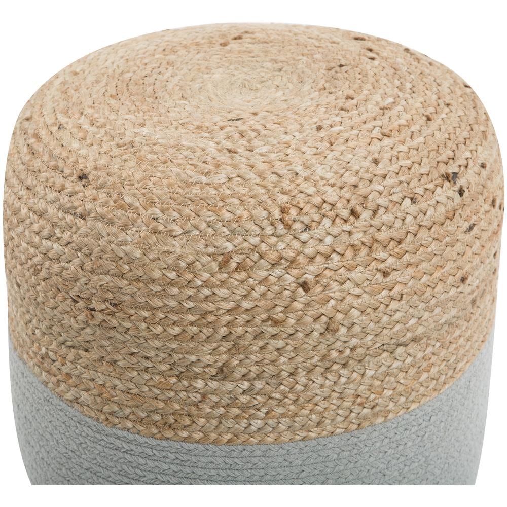 Pouf Grigio Chiaro 46x48cm Dalama - Foto 2