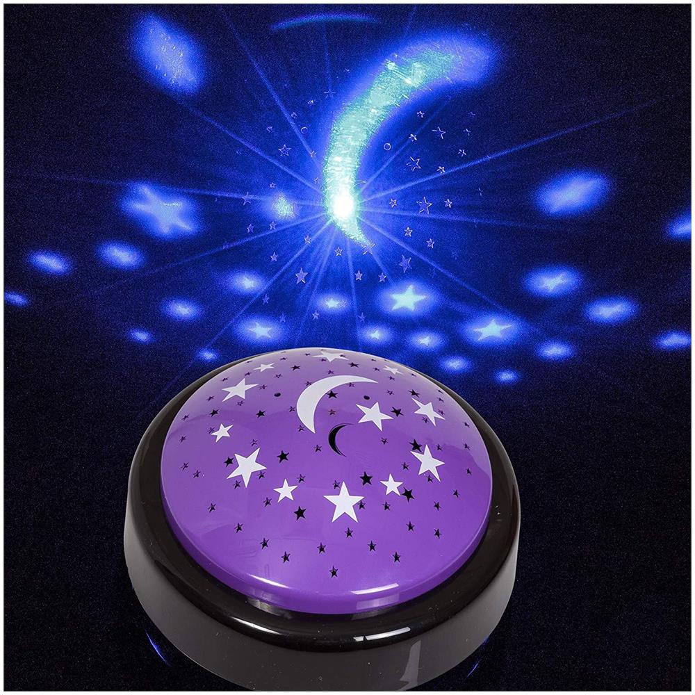 Starlight Projector - Lampada Proiettore Di Luna E Stelle, Altro Materiale, Viola- - Foto 2