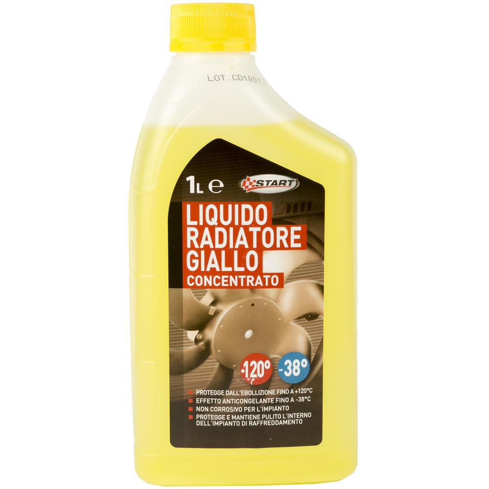 START - Liquido Radiatore Giallo -38c 1l Per Motori Monoblocco In  Alluminio - ePRICE