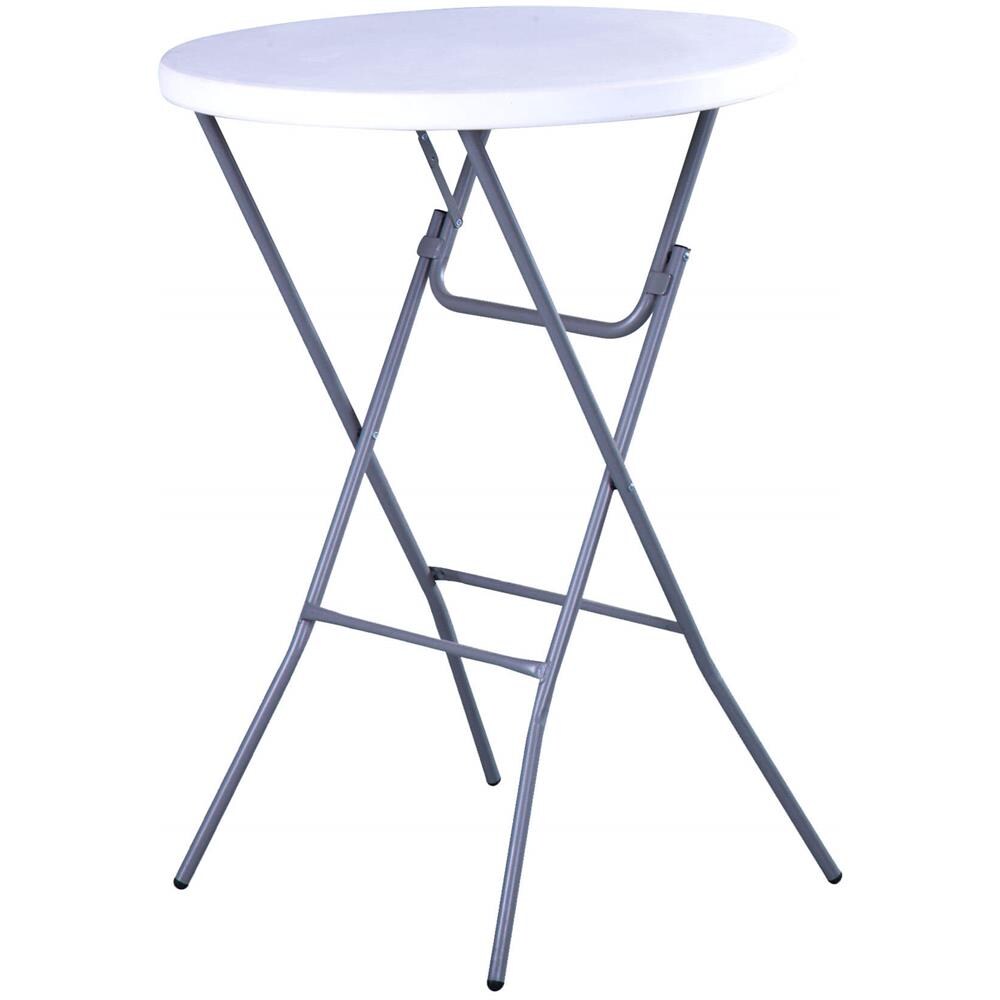 Cate - Tavolo Catering Rotondo In Acciaio E Abs - Foto 1