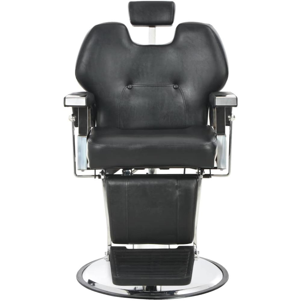 Poltrona Da Barbiere Nera 72x68x98 Cm In Similpelle - Foto 2