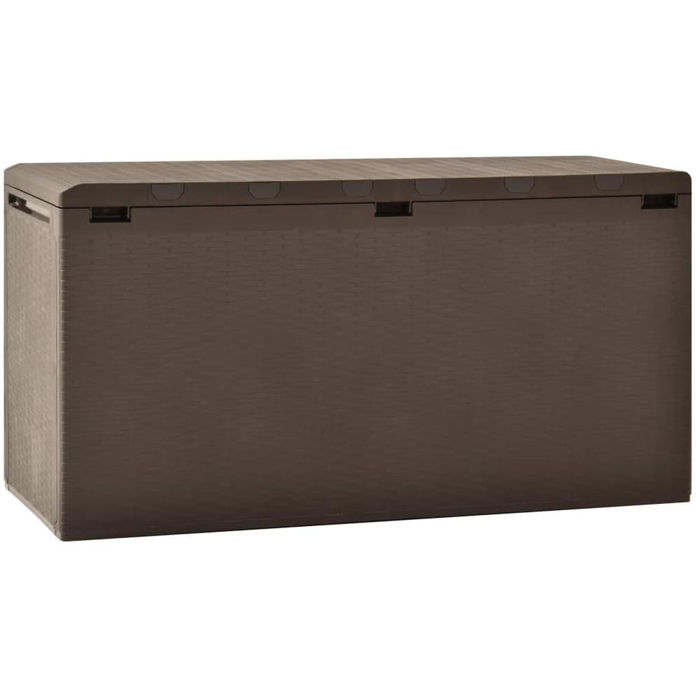 Baule da Giardino Marrone 114x47x60 cm - Foto 1