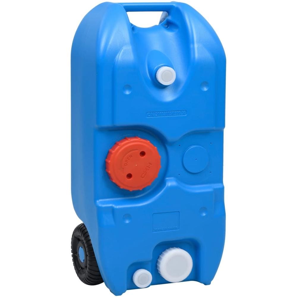 Serbatoio d'Acqua con Ruote per Campeggio 40 L Blu - Foto 1
