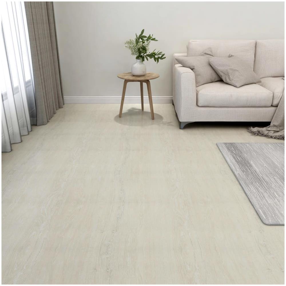 Listoni per Pavimenti Autoadesivi 55 pz in PVC 5,11 m² Crema - Foto 1