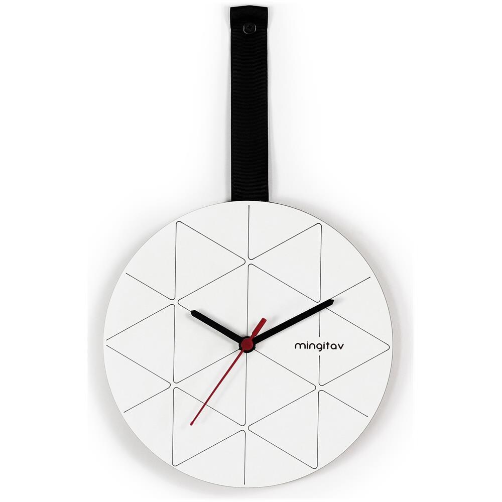 Orologio Da Parete Minuetto Nero E Bianco Mt192101 - Foto 1