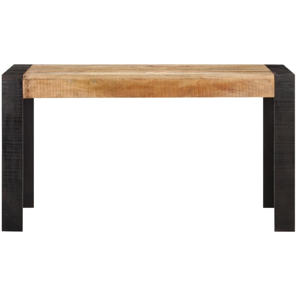 Tavolo Da Pranzo 140x70x76 Cm In Legno Massello Di Mango Grezzo - Foto 2