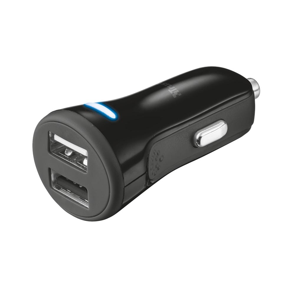 Caricabatteria per auto con 2 porte USB per caricare 2 tablet o smartphone contemporaneamente - Foto 1