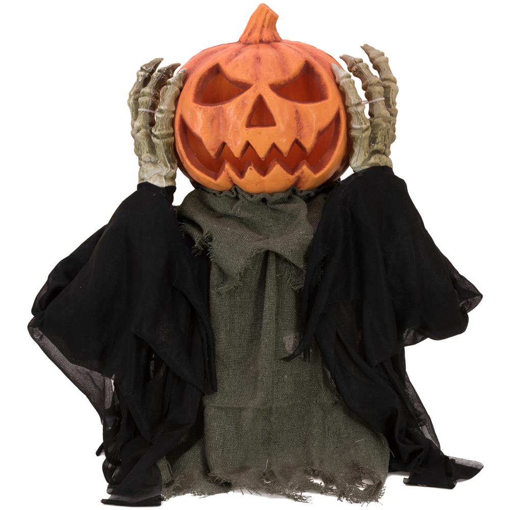 Figura Halloween Pop-Up Zucca Animata 70cm - Foto 1