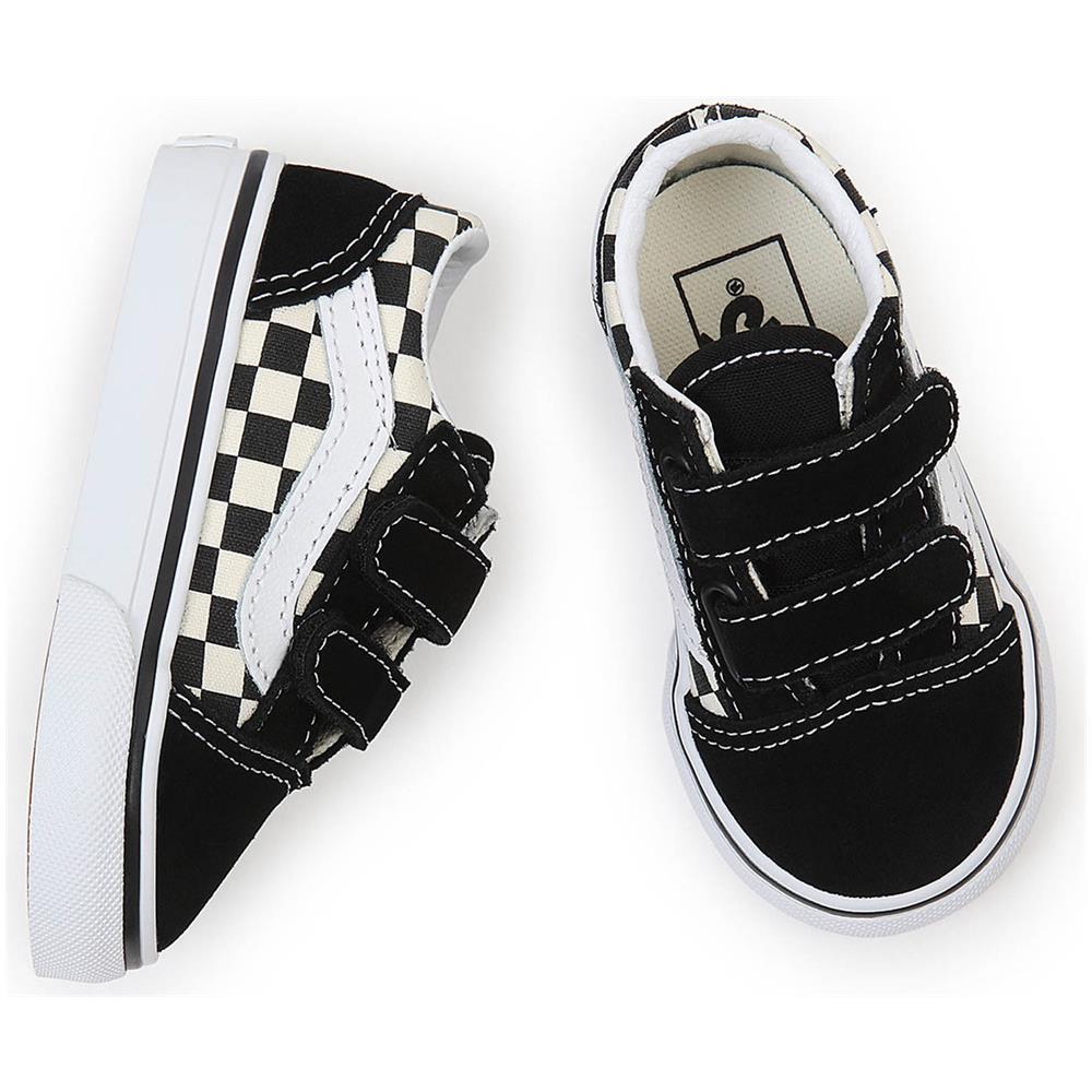 Scarpe Old Skool Primary Check V Taglia 23.5 Codice Vn0a38jnp0s Nero - Foto 4