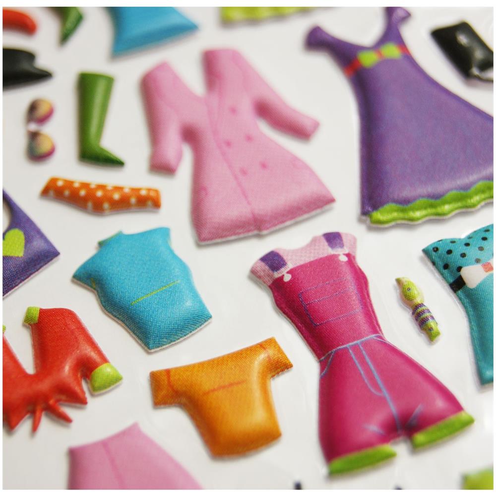 Adesivi Riutilizzabili - Schiuma - Abbigliamento Per Bambina - Foto 1