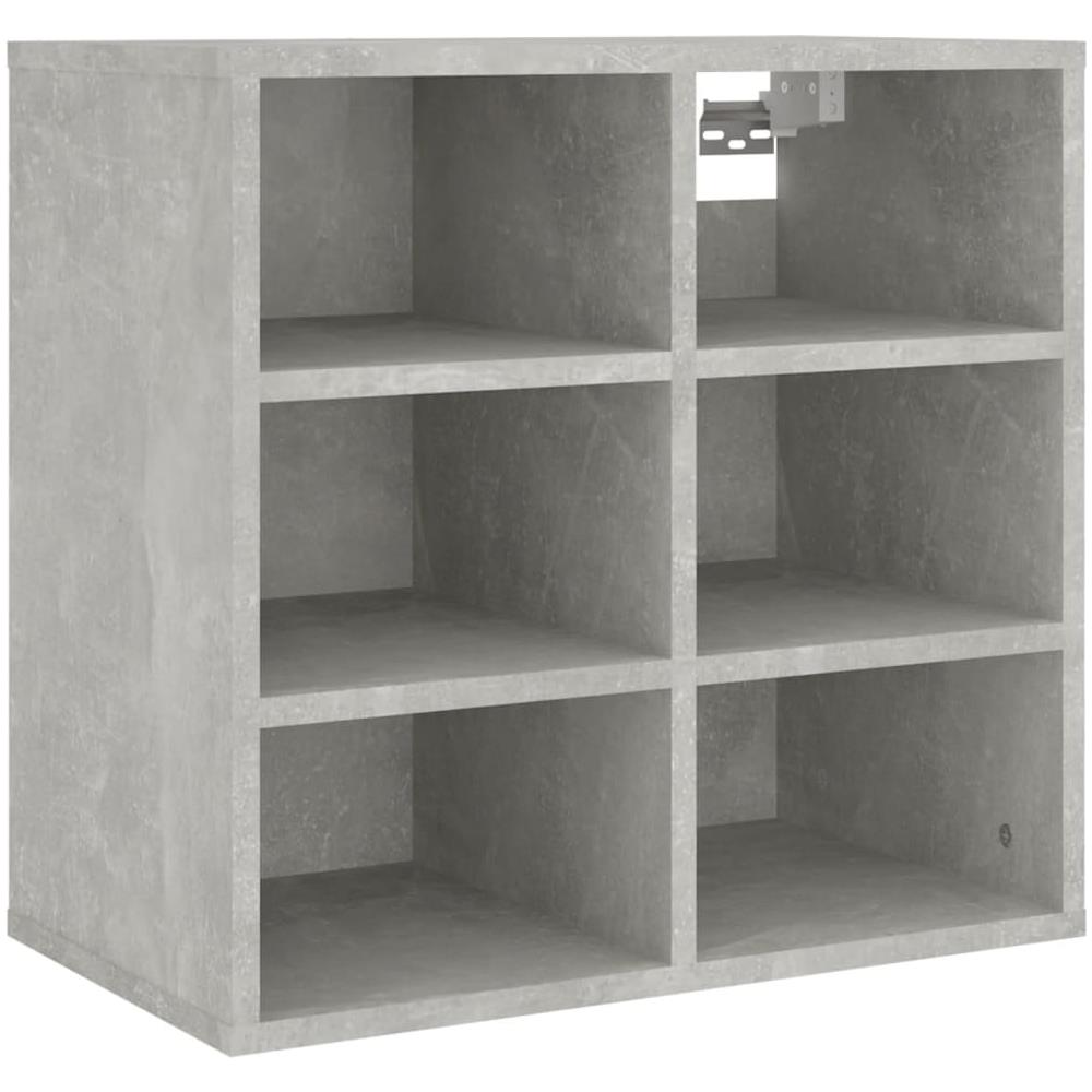 Scarpiera Grigio Cemento 52,5x30x50 Cm - Foto 4