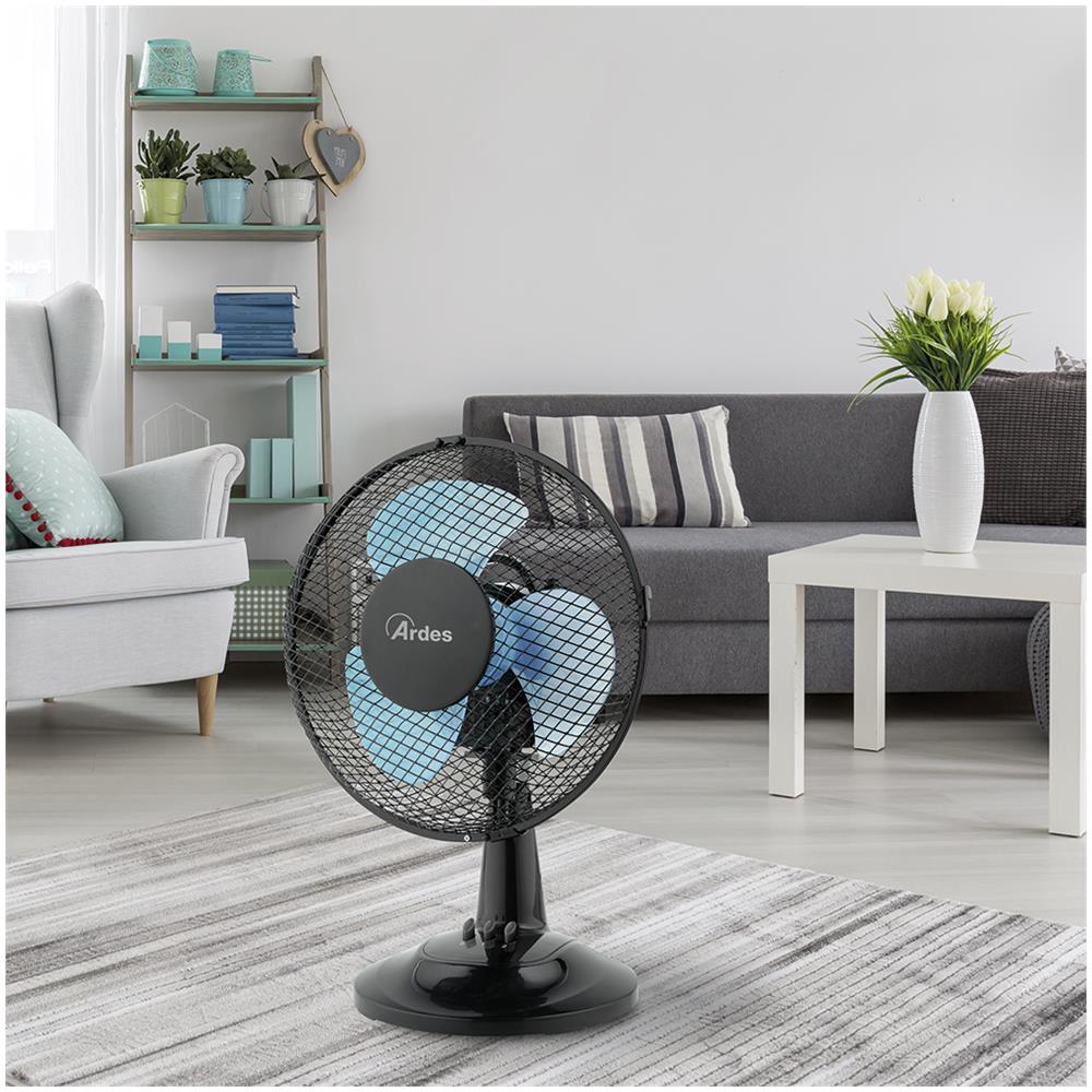 AR5EA23B New Easy 23 Ventilatore da Tavolo Diametro 23 cm Colore Nero - Foto 5
