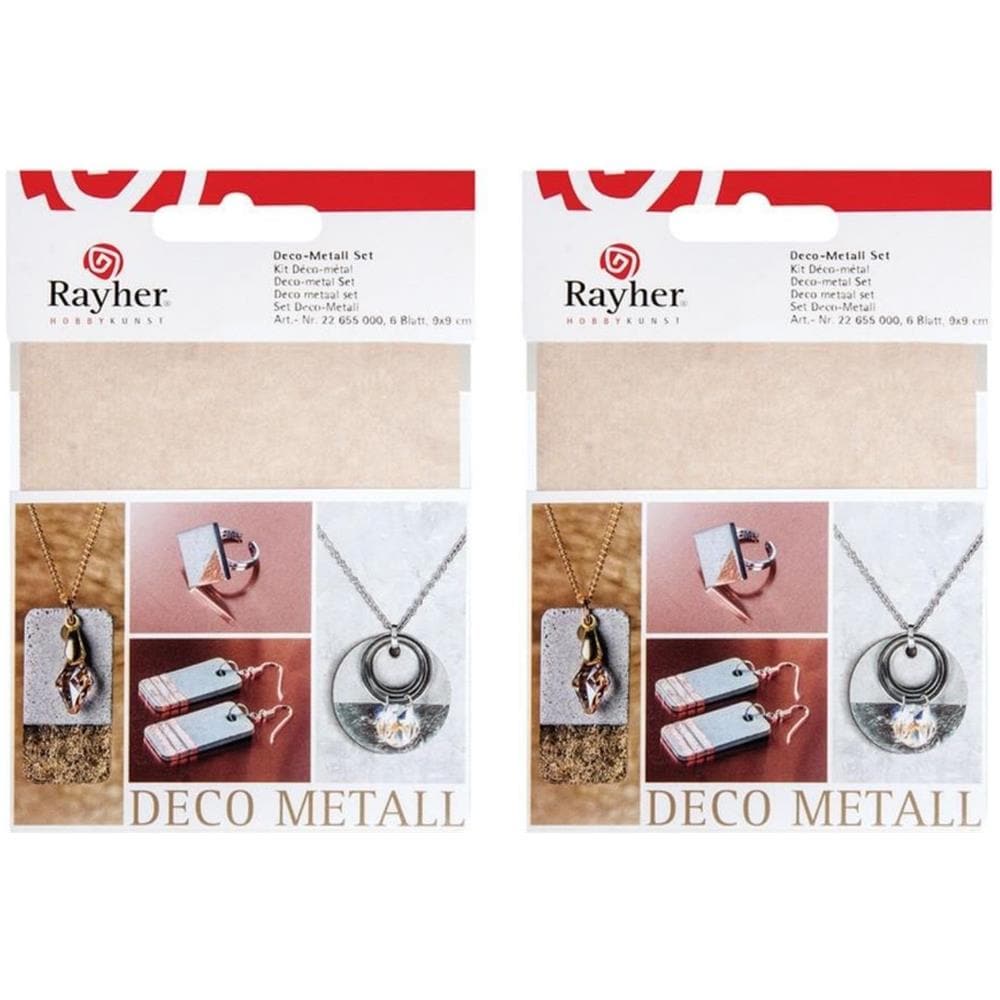 12 Fogli Di Metallo 9 X 9 Cm - Oro, Rame E Argento - Foto 1