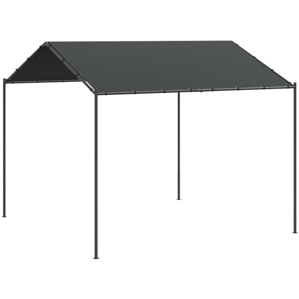 Tenda A Baldacchino Antracite 3x3 M In Acciaio E Tessuto - Foto 2