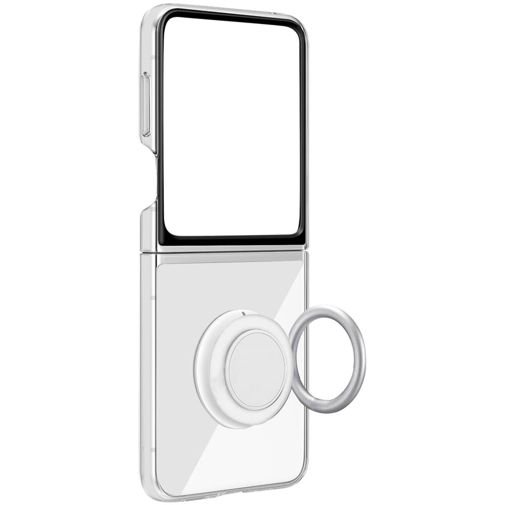 Cover Originale Clear Gadget Z Flip5 Anello Supporto Rimovibile - Foto 1