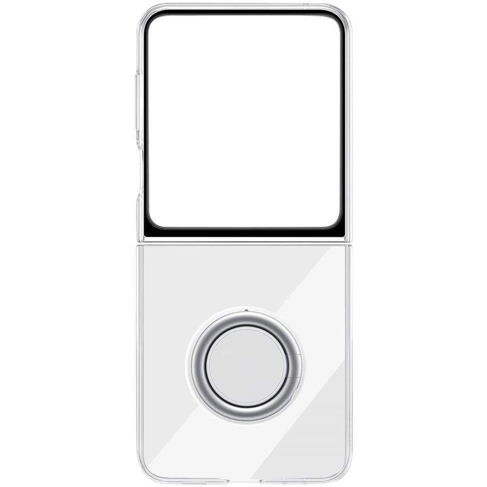 Cover Originale Clear Gadget Z Flip5 Anello Supporto Rimovibile - Foto 5