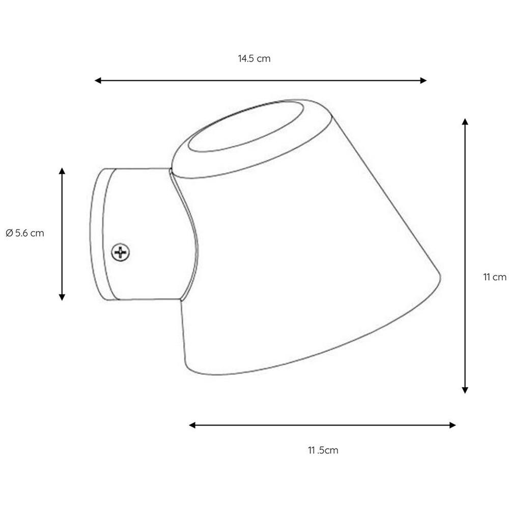 Lampada Da Parete Esterna Della Parete Metallica - Foto 2