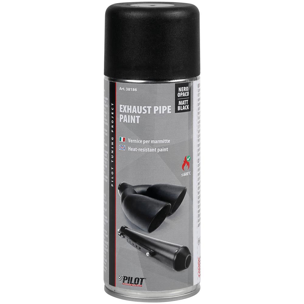 Vernice Spray Per Marmitte - 400 Ml - Nero Opaco - Foto 1