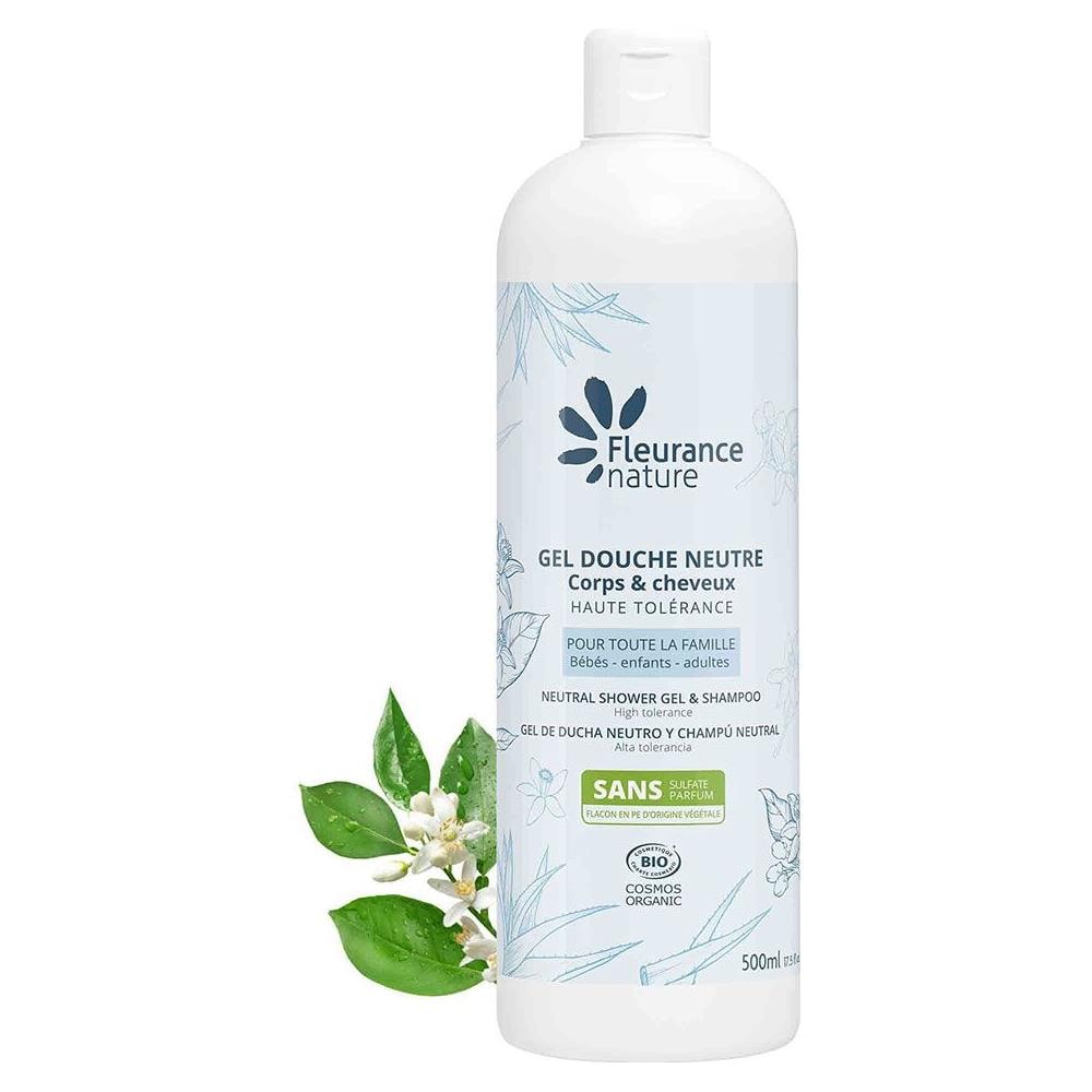 Gel Doccia Neutro 500ml Con Aloe Vera E Acqua Di Fiori D'arancio Corpo E Capelli Fleurance Nature - Foto 1