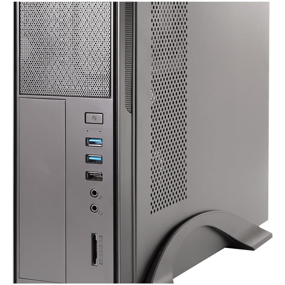 Case UK 2010 Tower Micro ATX USB 1X 2.0 USB 2x 3.2-A Colore Nero - Foto 2