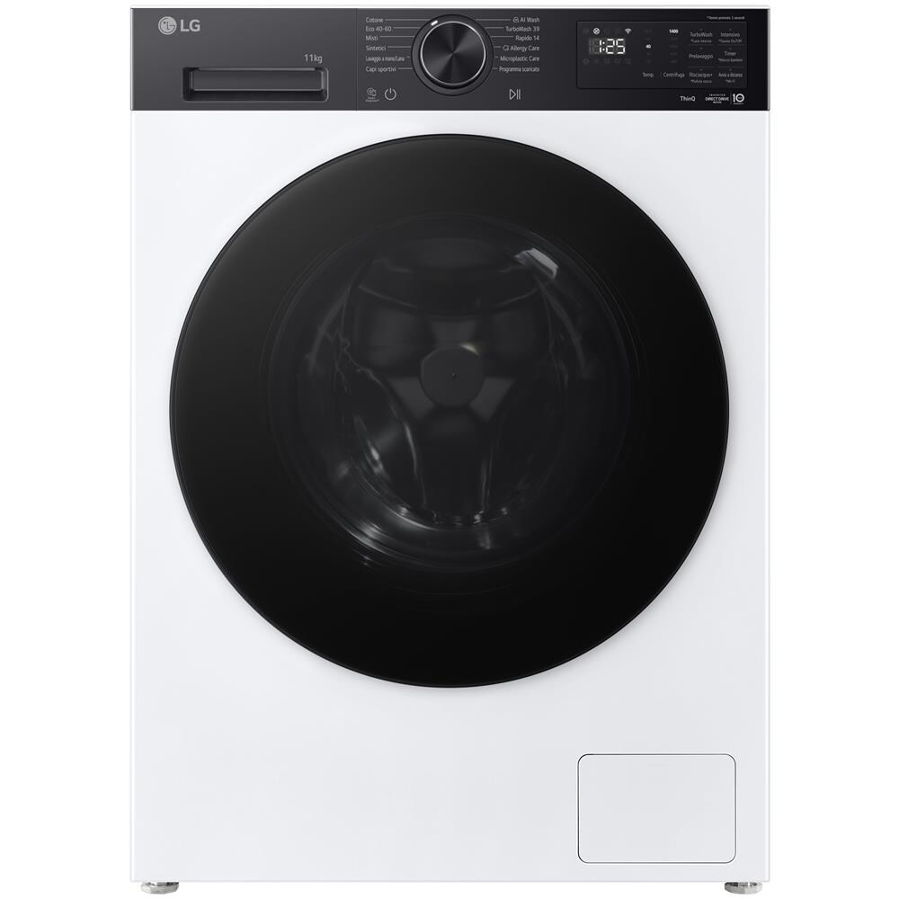 F4NX5011TKB Lavatrice Intelligente 11 kg Classe A-40% Bianco /Nero - Foto 1